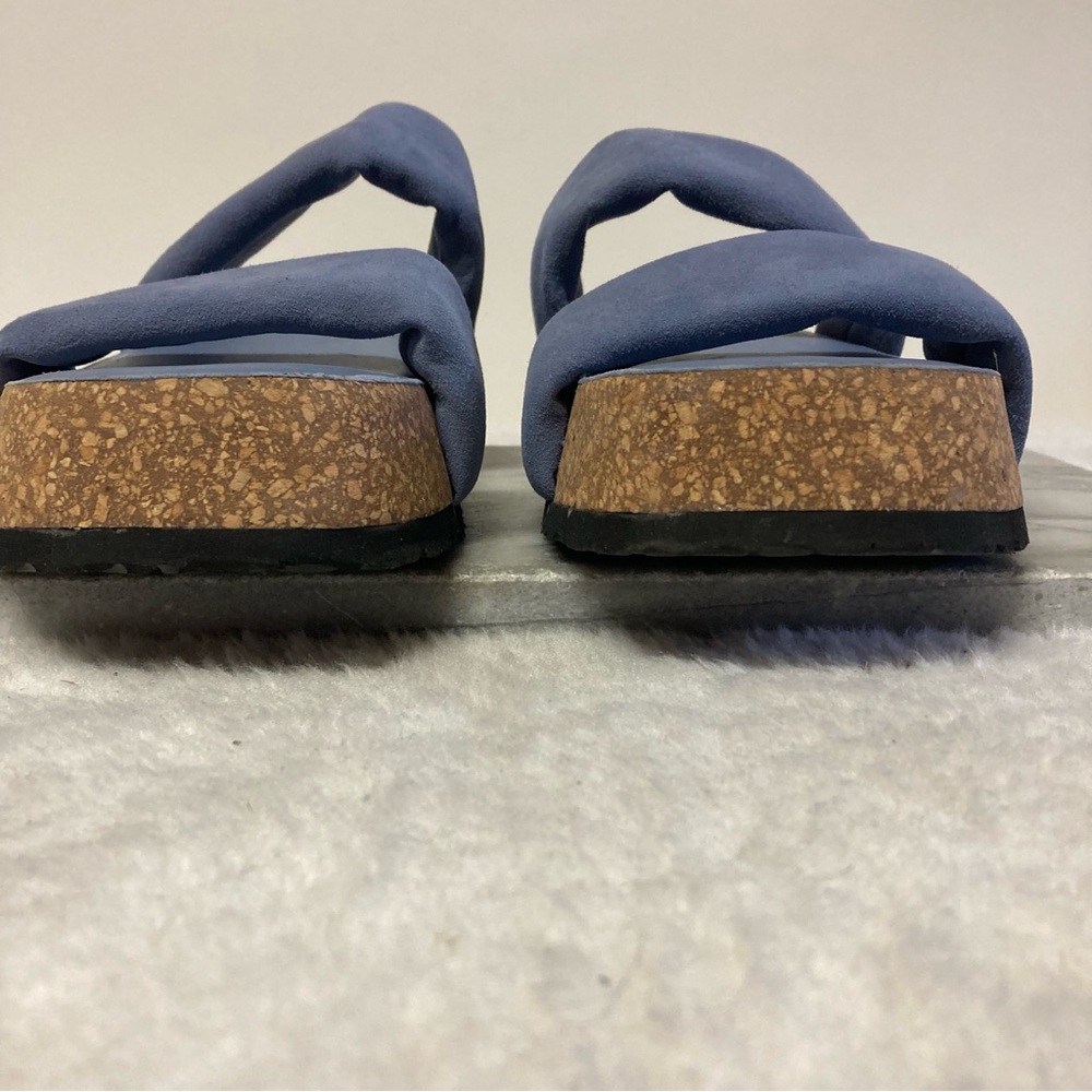 Free People Fairmont Platform Sandals Size 9 Blue New - Picture 5 of 11